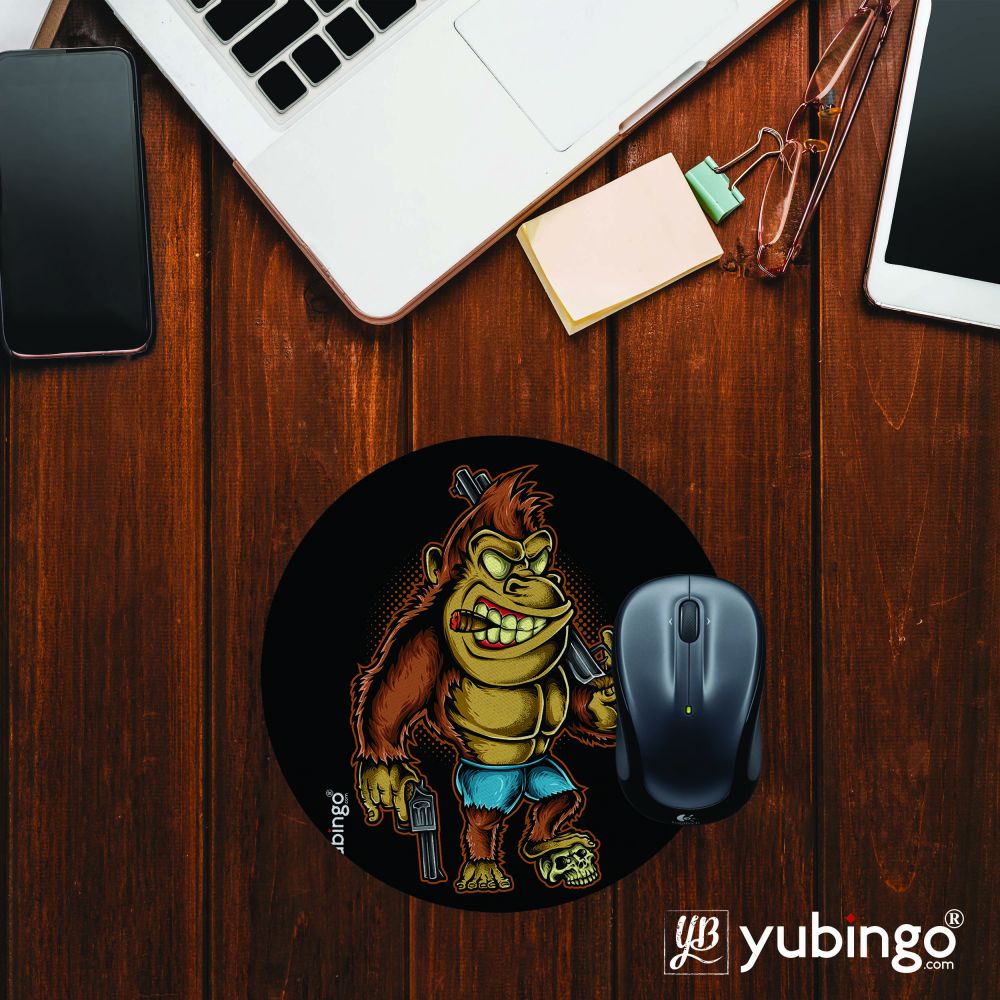 King Kong Mouse Pad (Round)-Image2