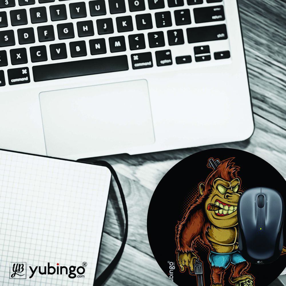 King Kong Mouse Pad (Round)-Image4