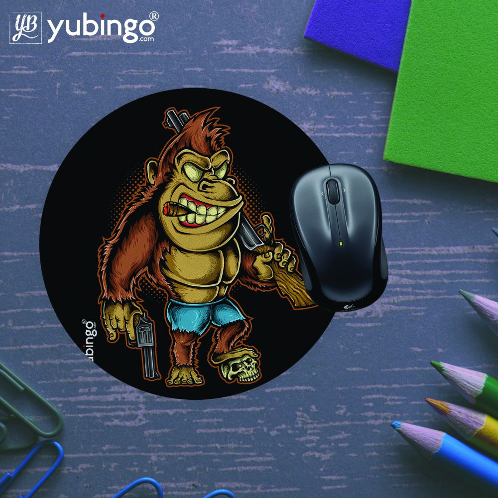 King Kong Mouse Pad (Round)-Image5