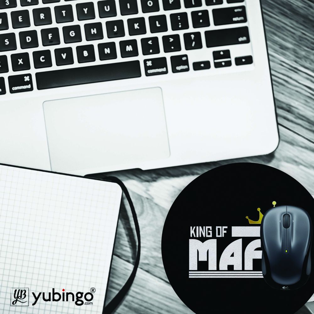 King of Mafia Mouse Pad (Round)-Image4