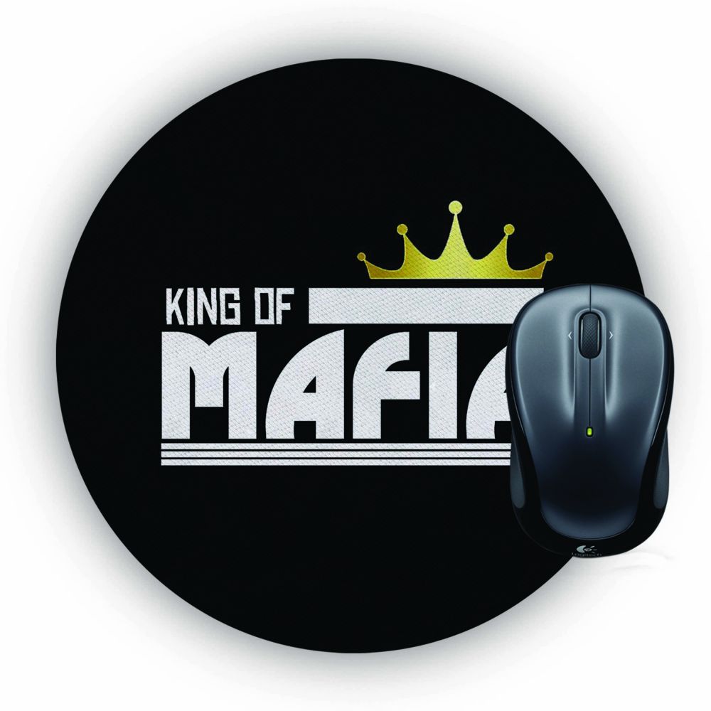 King of Mafia Mouse Pad (Round)