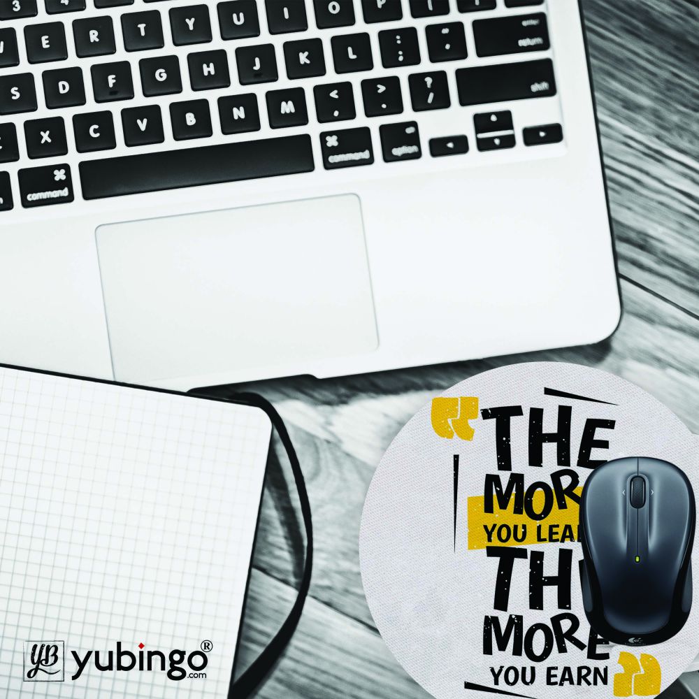 Learn and Earn Mouse Pad (Round)-Image4