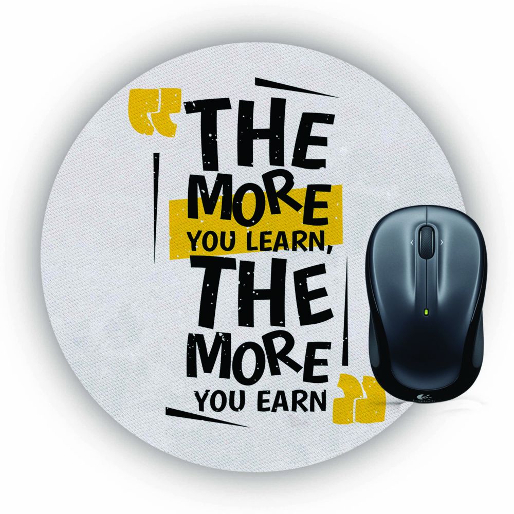 Learn and Earn Mouse Pad (Round)