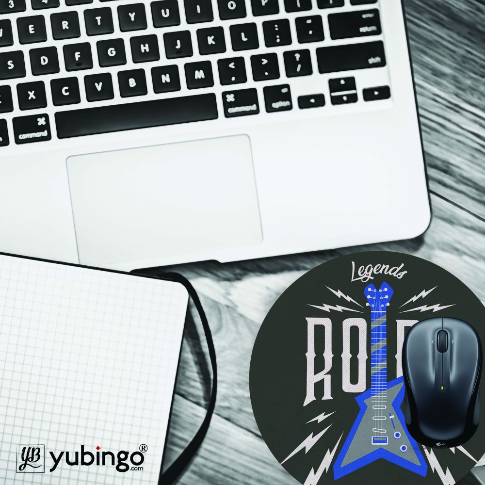 Legends Rock Mouse Pad (Round)-Image4