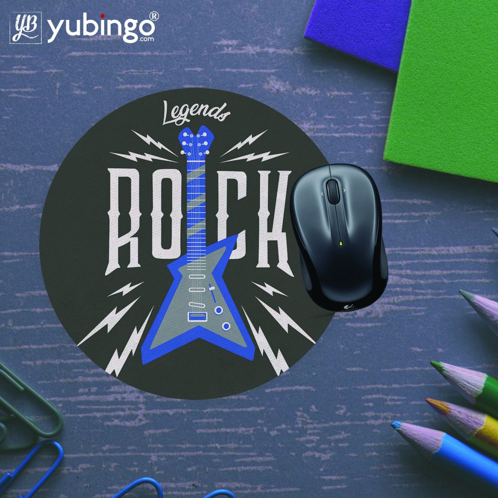 Legends Rock Mouse Pad (Round)-Image5