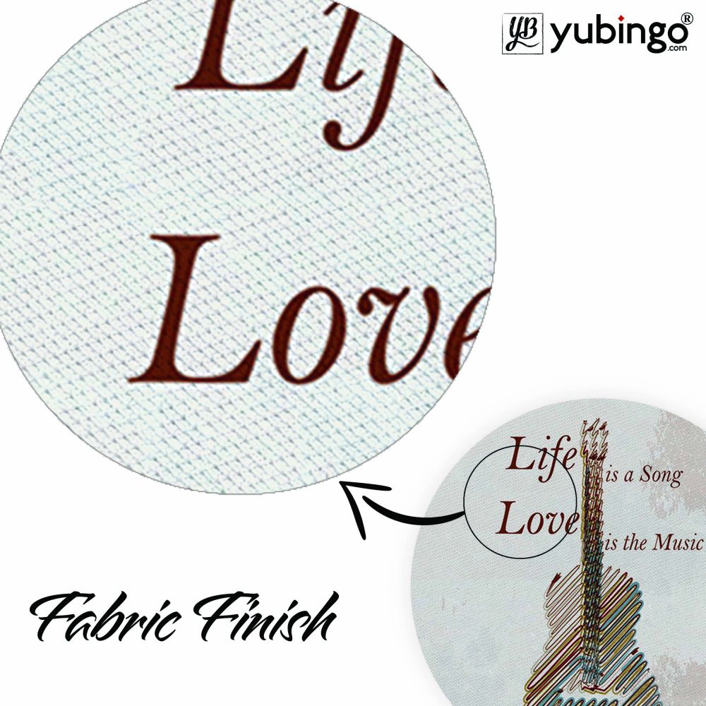 Life is a Song Mouse Pad (Round)-Image3