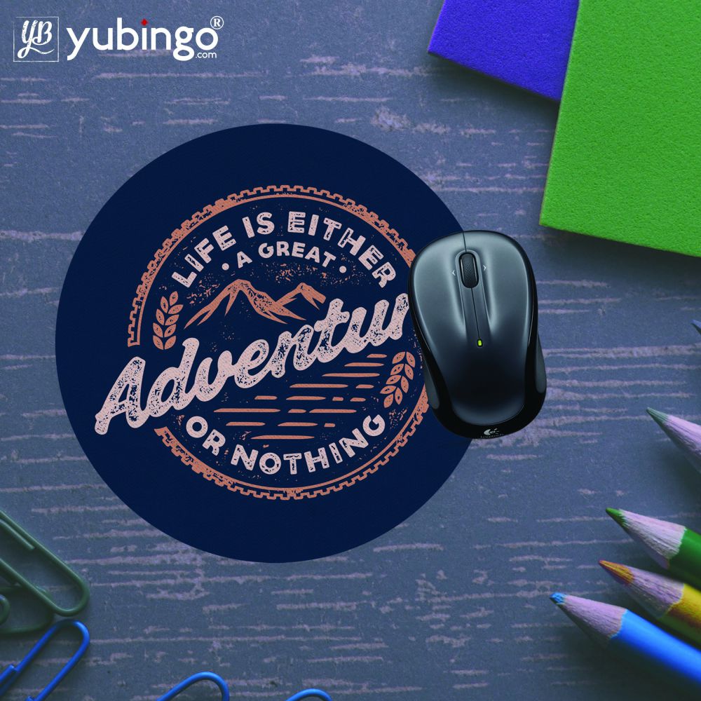 Life is Adventure Mouse Pad (Round)-Image5