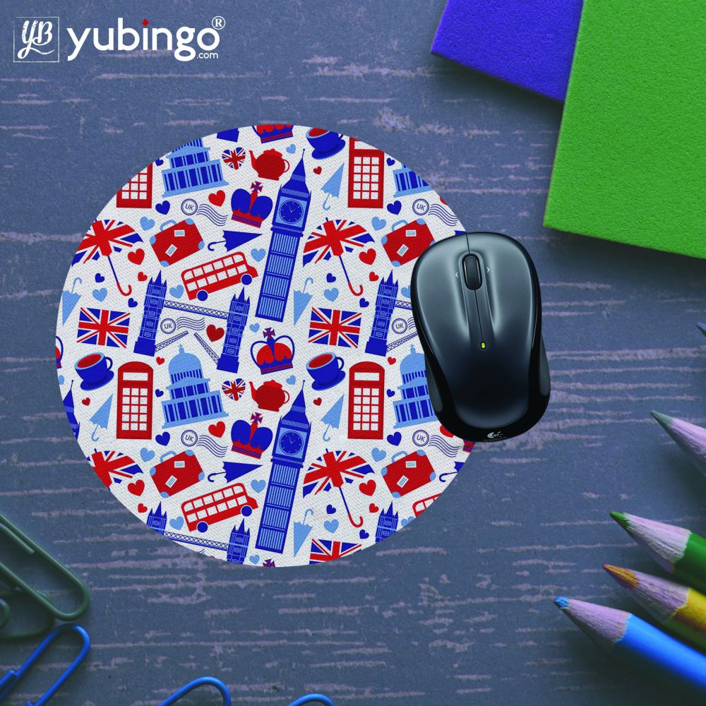 London Mouse Pad (Round)-Image5
