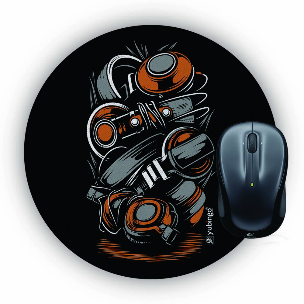 Loud Music Mouse Pad (Round)