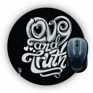 Love and Truth Mouse Pad (Round)