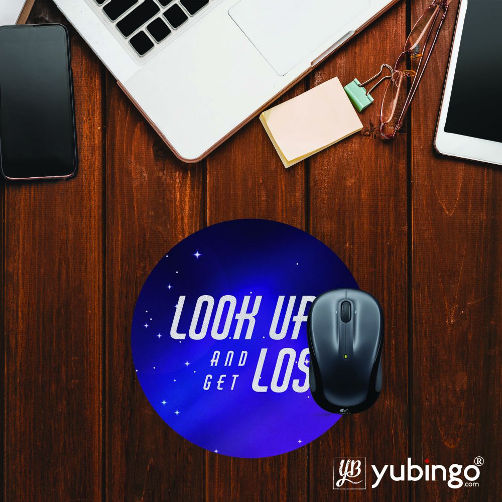 Luk Up Mouse Pad (Round)