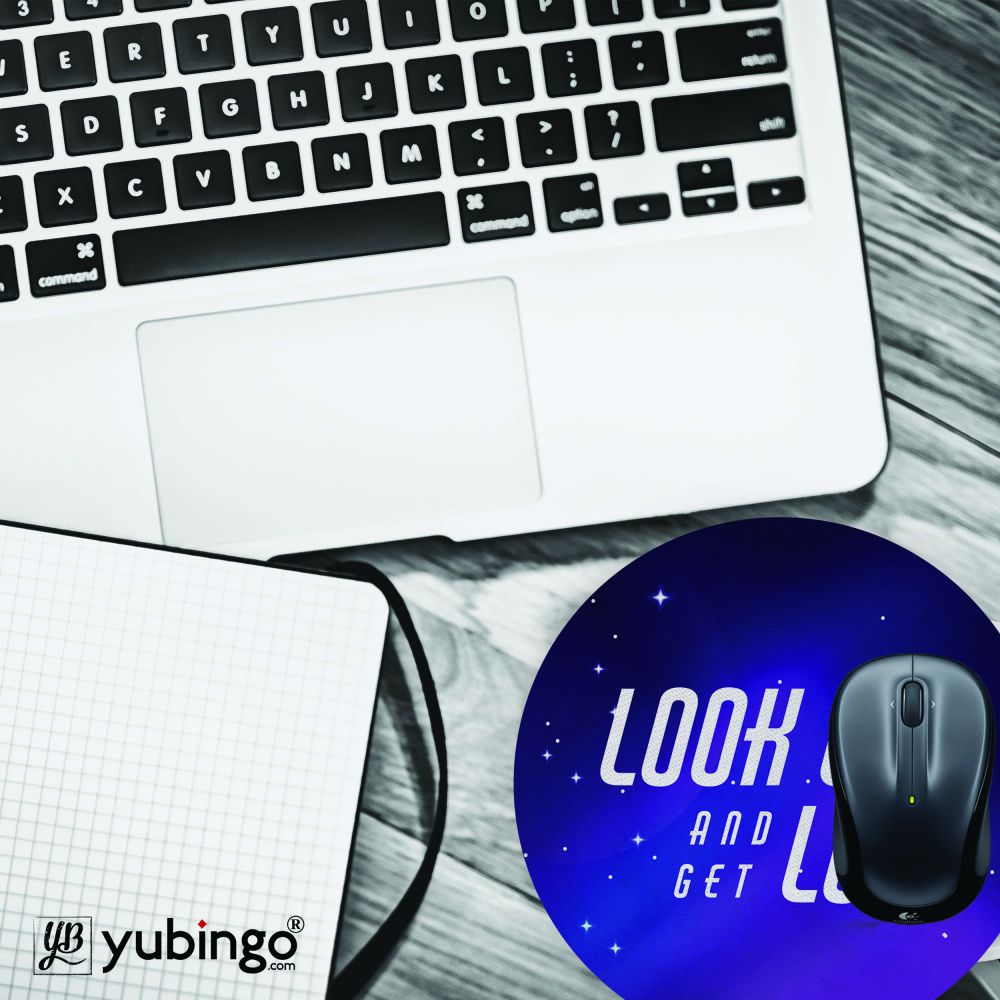 Luk Up Mouse Pad (Round)-Image4