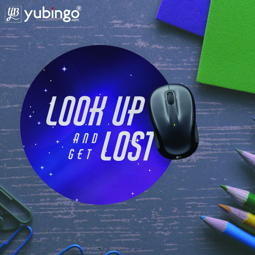 Luk Up Mouse Pad (Round)-Image5