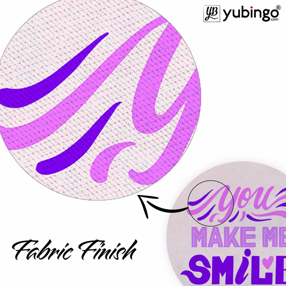 Make Me Smile Mouse Pad (Round)-Image3