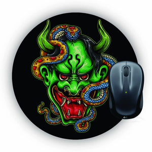 Master of Snakes Mouse Pad (Round)
