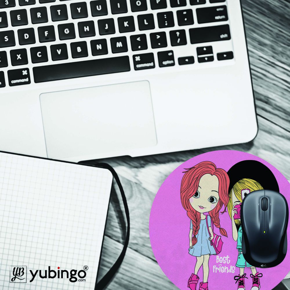 My Best Friends Mouse Pad (Round)-Image4