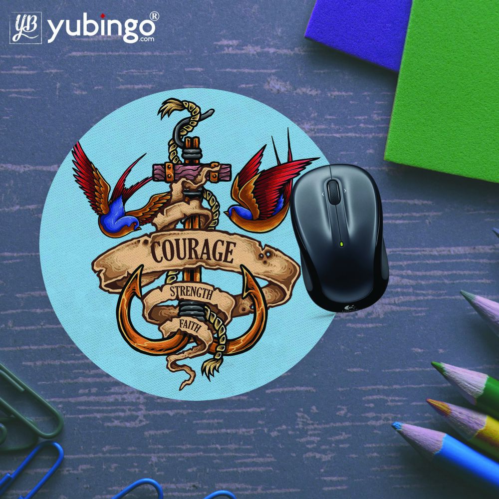 Nautical Spirit Mouse Pad (Round)-Image5