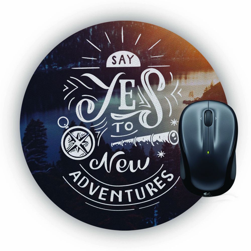 New Adventures Mouse Pad (Round)