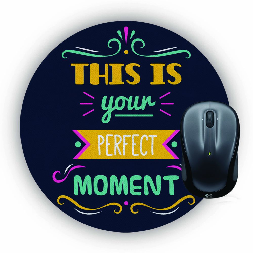 Perfect Moment Mouse Pad (Round)