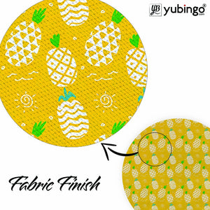 Pineapple Pattern Mouse Pad (Round)-Image3