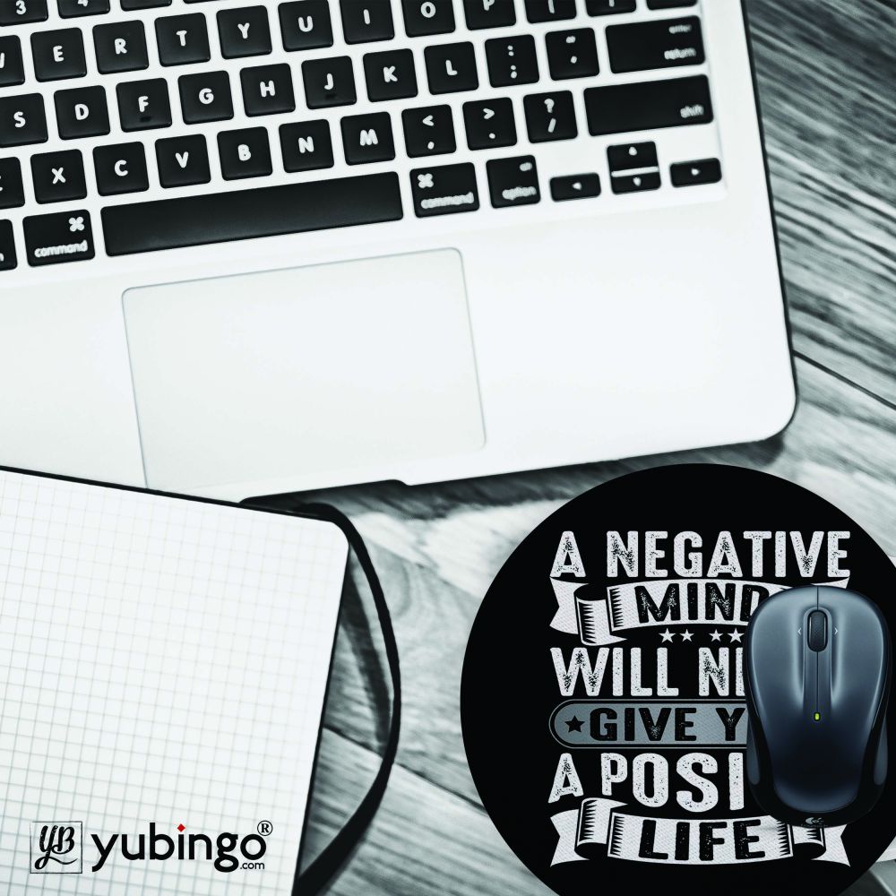 Positive Life Mouse Pad (Round)-Image4