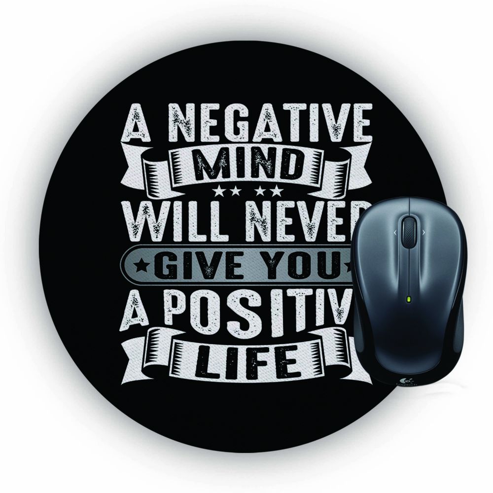 Positive Life Mouse Pad (Round)