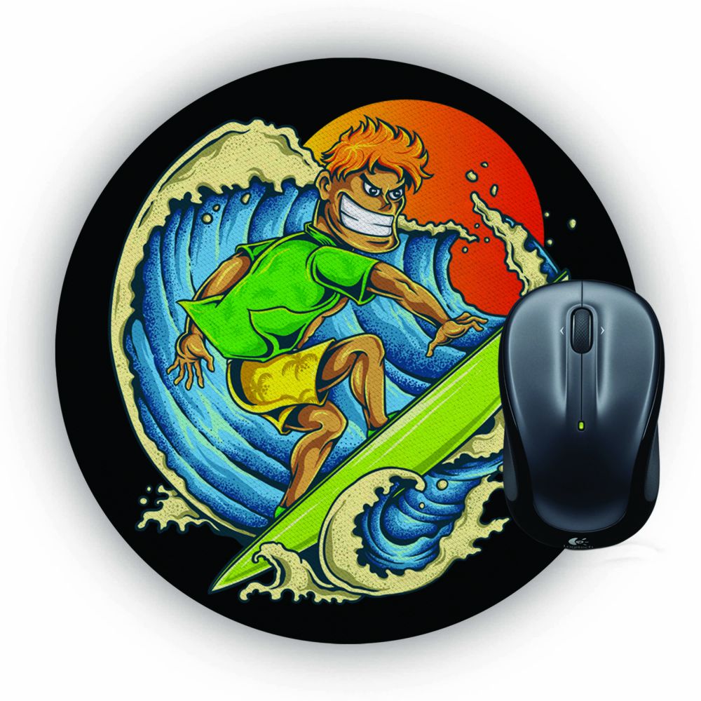 Pro Surfer Mouse Pad (Round)