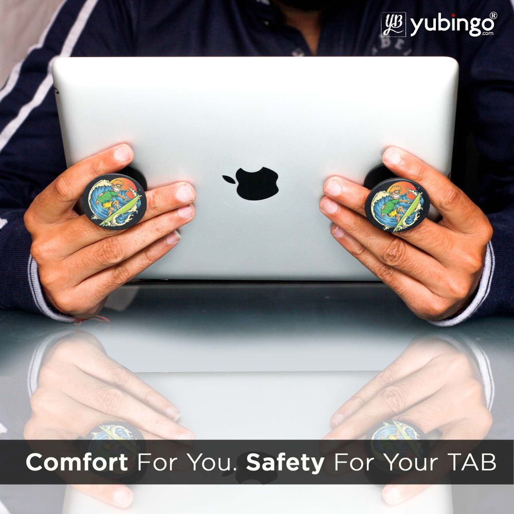 Pro Surfer Mobile Grip Stand (Black)-Image5