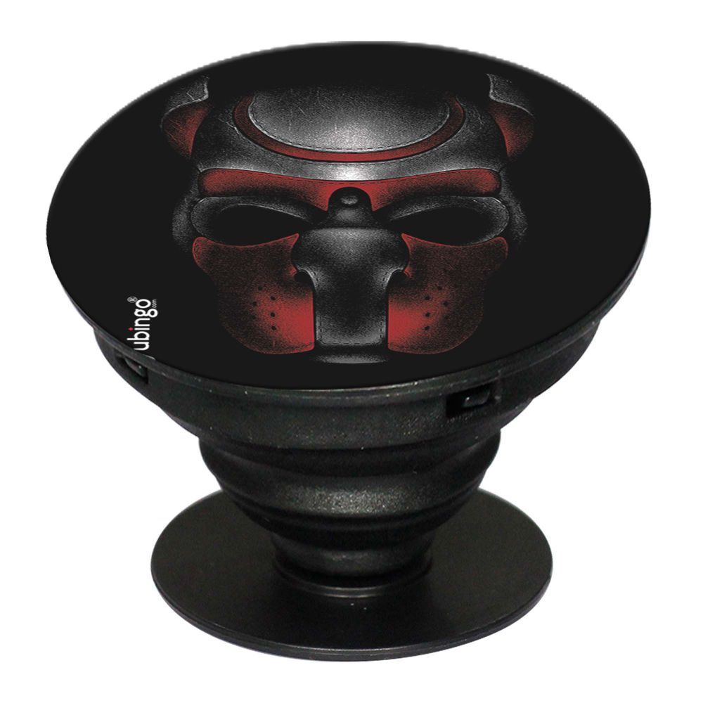 Puppy Mask Mobile Grip Stand (Black)