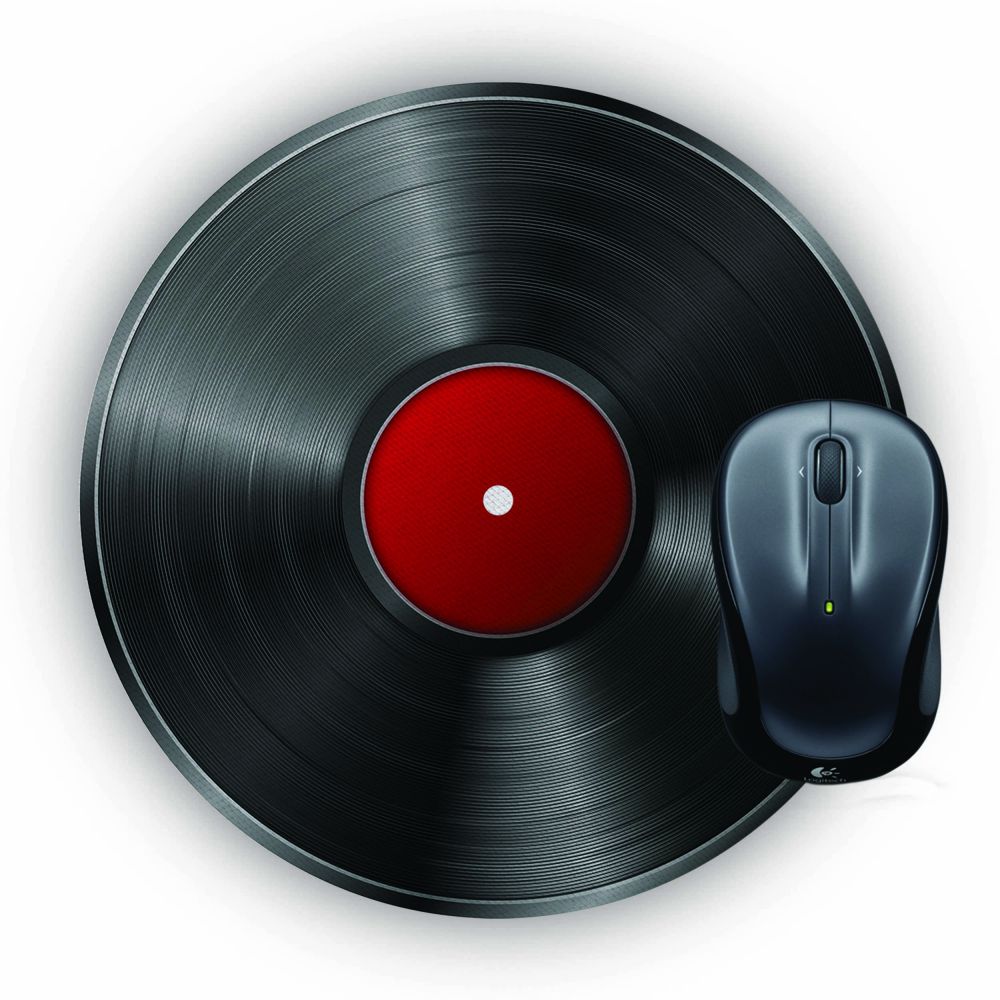 Record Player Mouse Pad (Round)