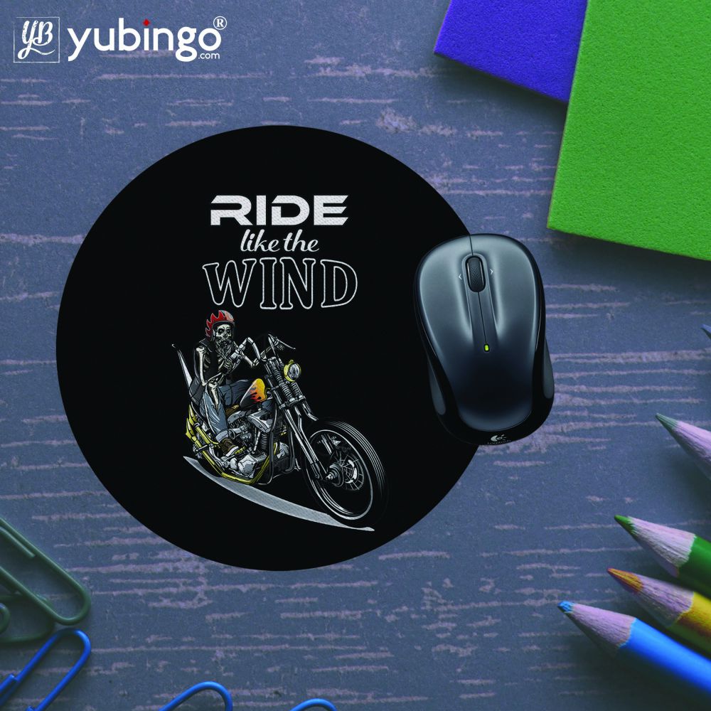 Ride the Wind Mouse Pad (Round)-Image5