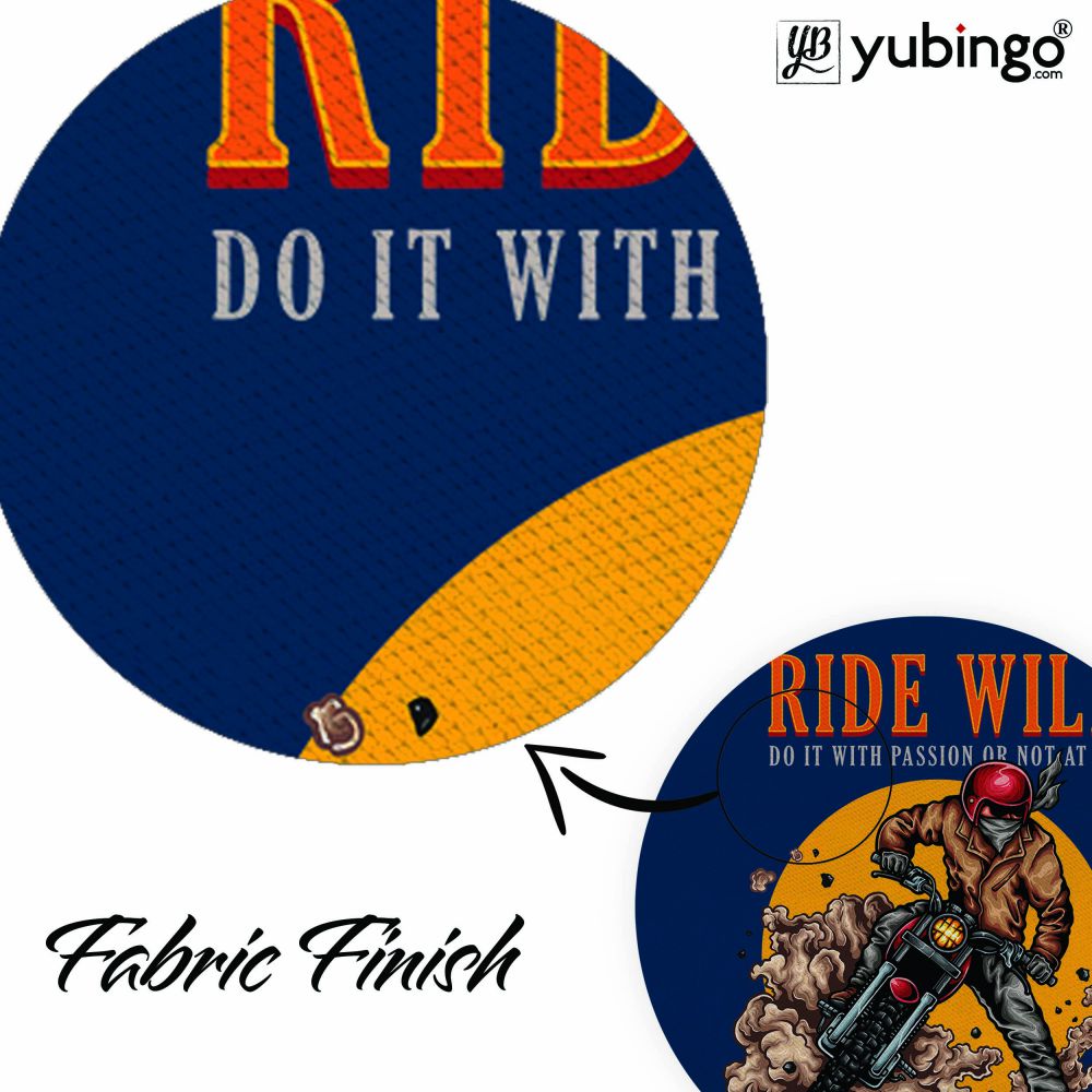 Ride Wild Mouse Pad (Round)-Image3