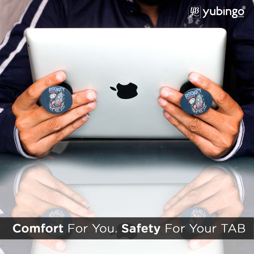 Rocket Travel Mobile Grip Stand (Black)-Image5