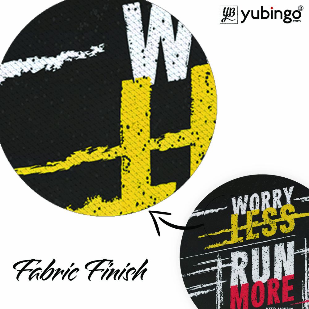 Run More Mouse Pad (Round)-Image3