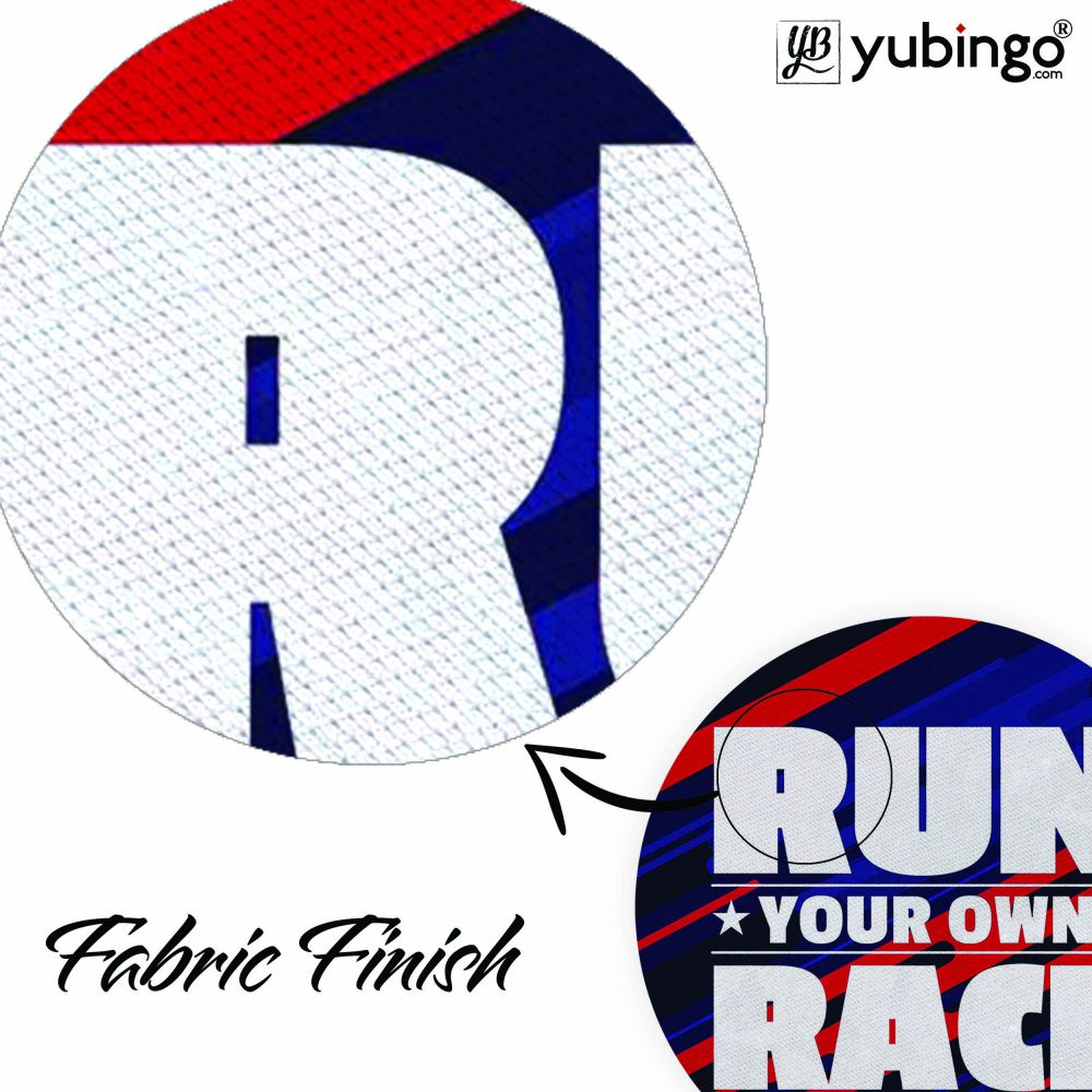 Run Own Race Mouse Pad (Round)-Image3