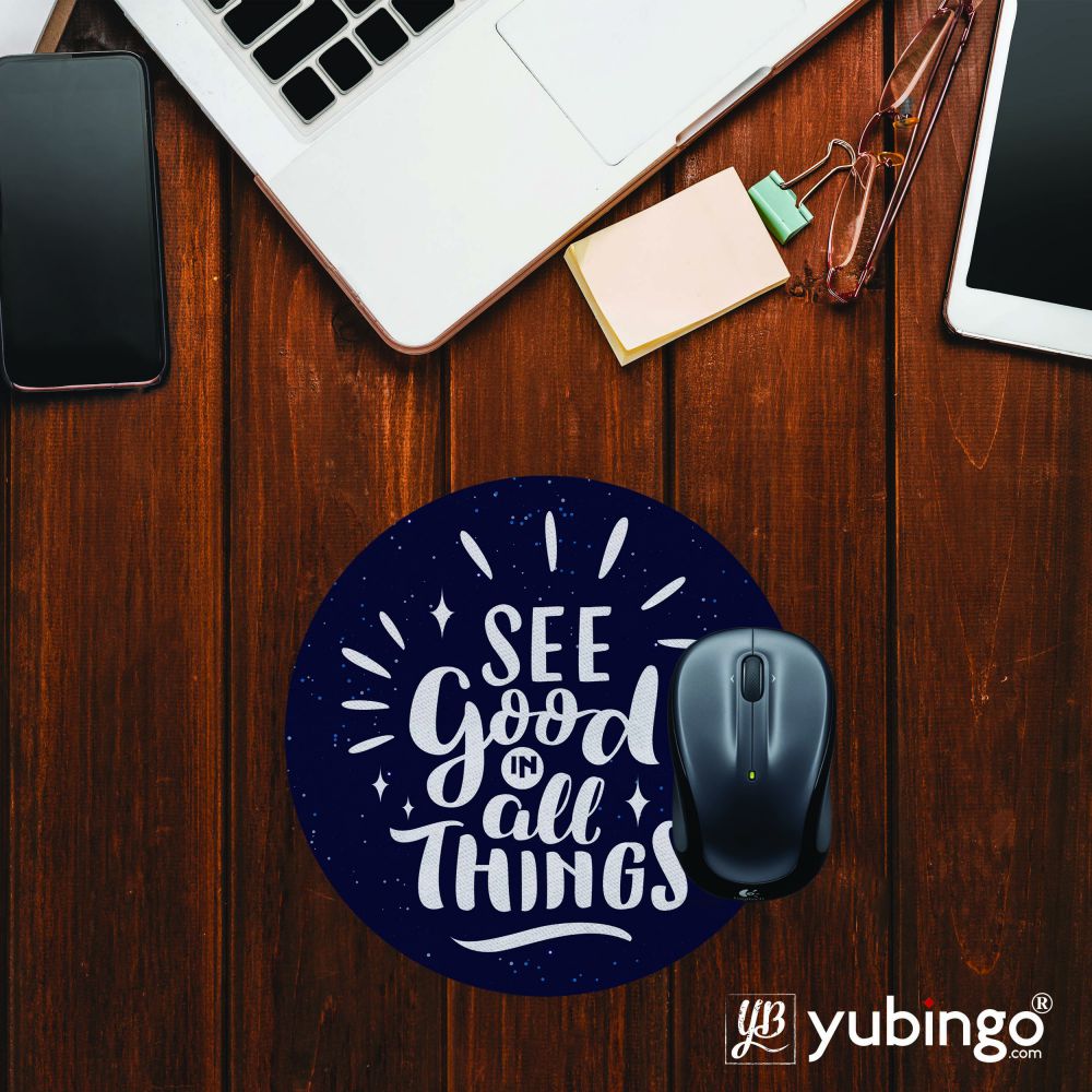 See Good Mouse Pad (Round)-Image2