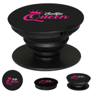 Selfie Queen Mobile Grip Stand (Black)-Image2