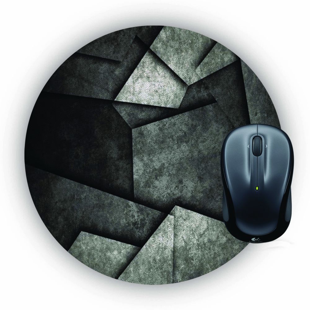 Shades Of Grey Mouse Pad (Round)