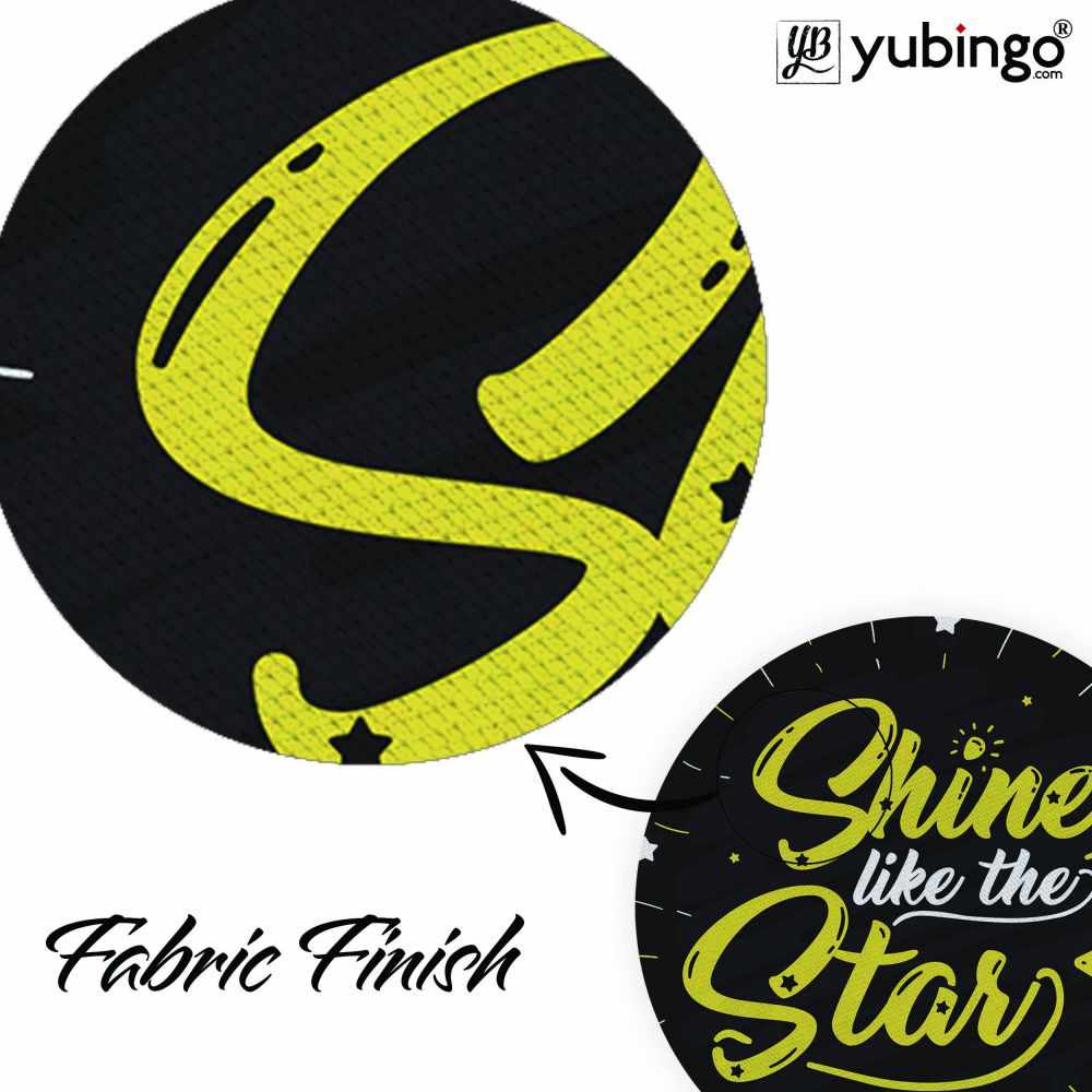 Shine Like Star Mouse Pad (Round)-Image3