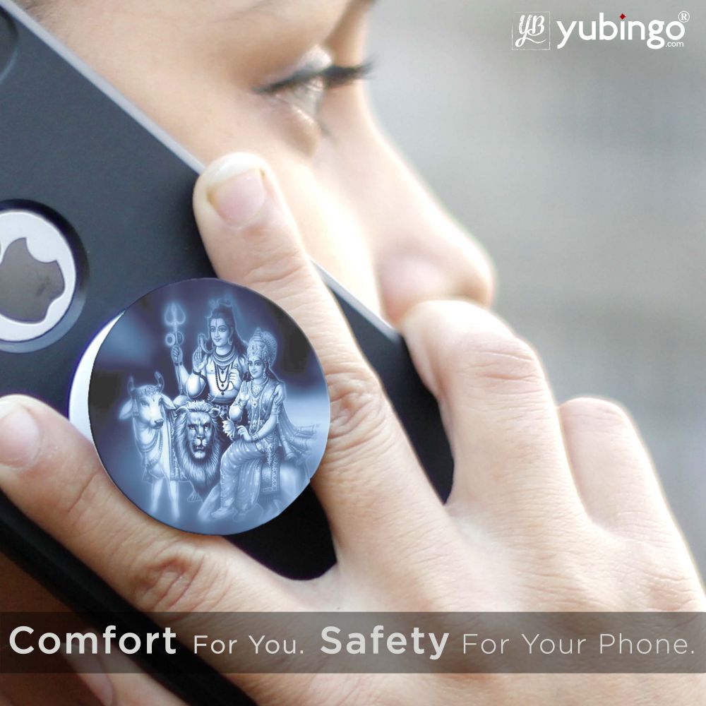 Shiv Parvati Mobile Grip Stand (Black)-Image6