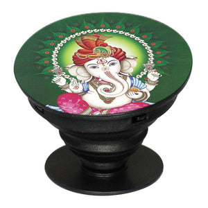 Shubh Labh Mobile Grip Stand (Black)