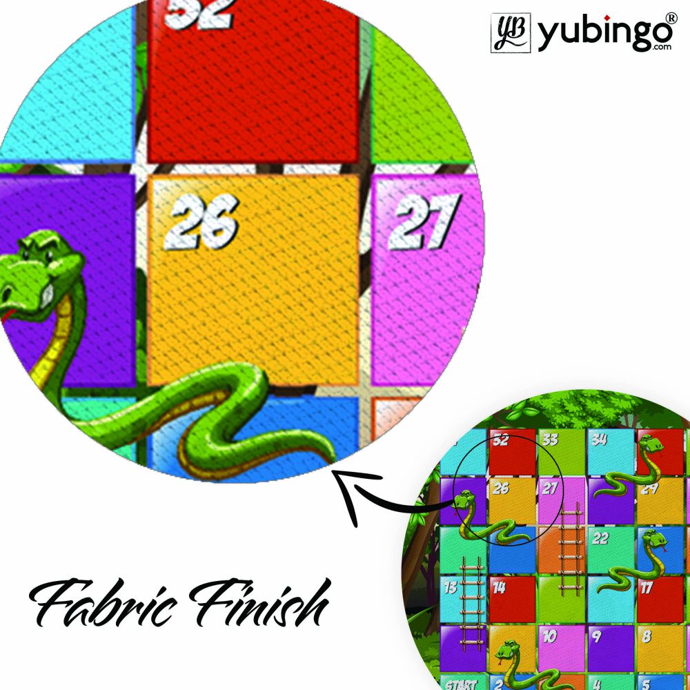 Snake and Ladder Mouse Pad (Round)-Image3