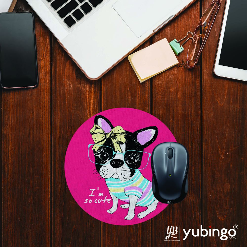 So Cute Mouse Pad (Round)