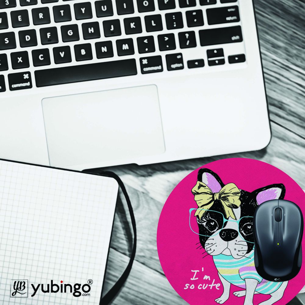 So Cute Mouse Pad (Round)-Image4