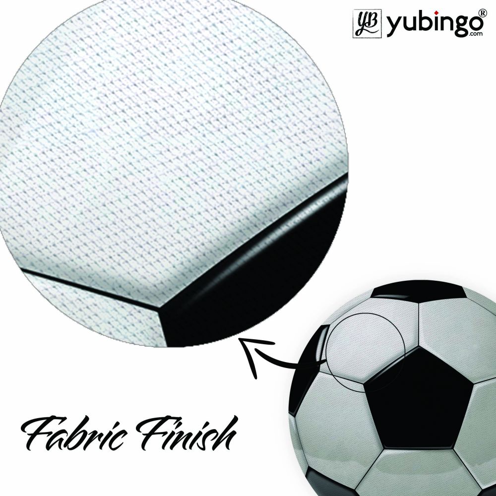 Soccer Football Mouse Pad (Round)-Image3