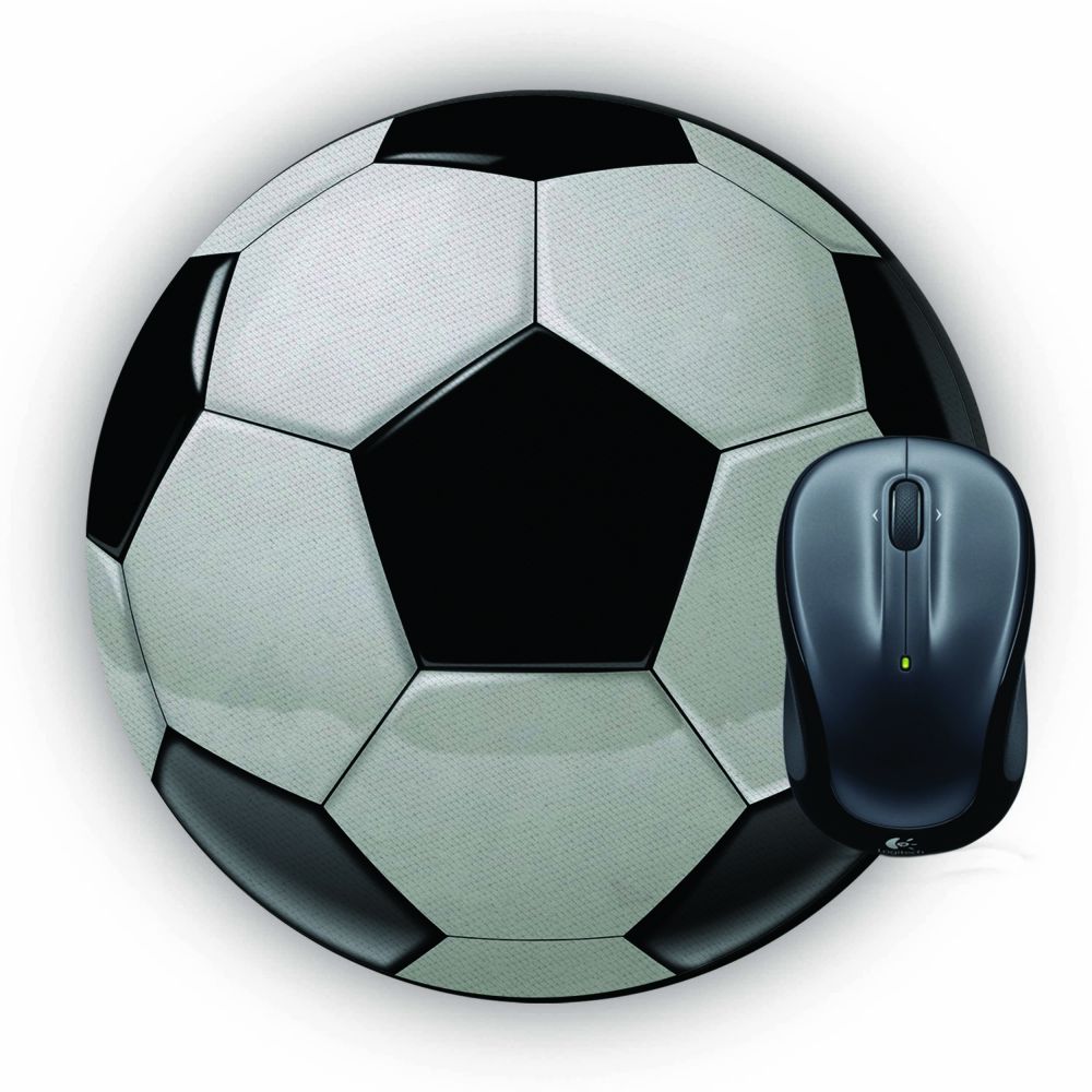 Soccer Football Mouse Pad (Round)