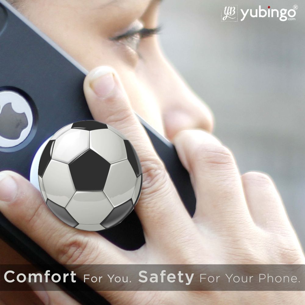 Soccer Football Mobile Grip Stand (Black)-Image6