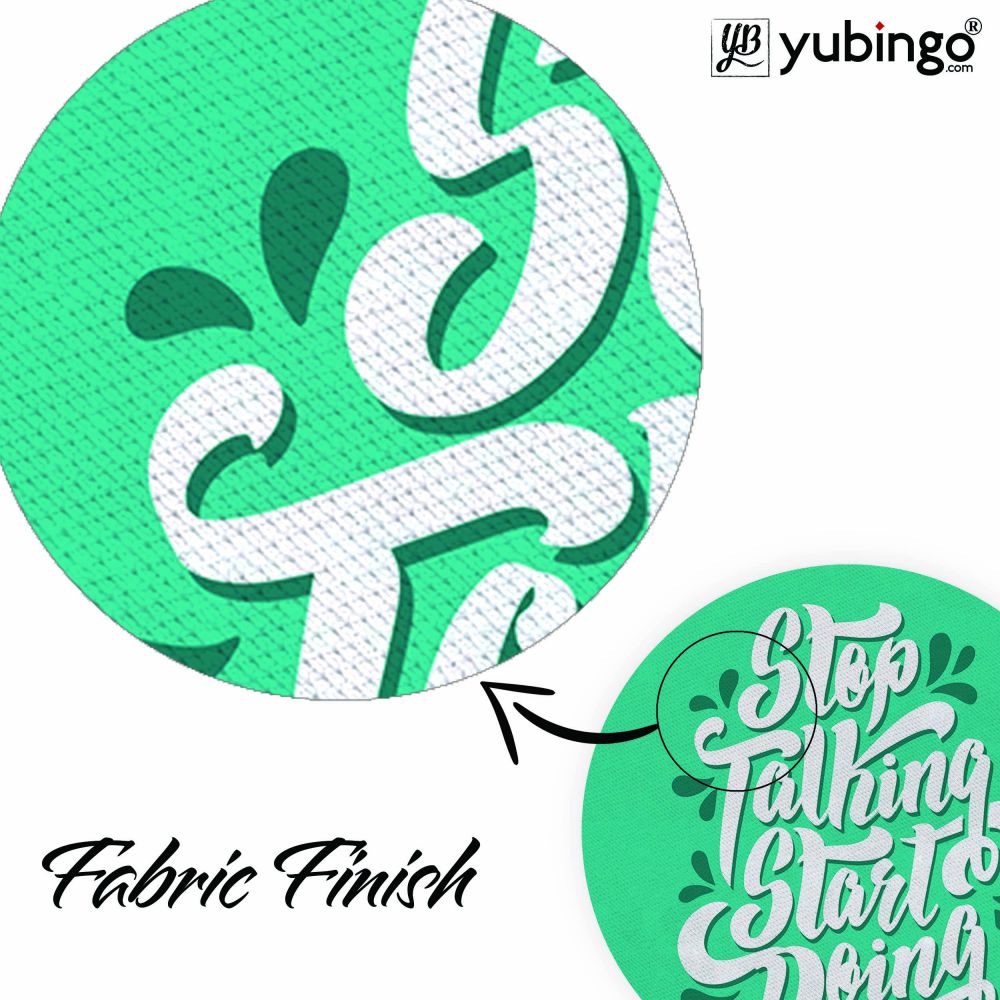 Stop Talking Mouse Pad (Round)-Image3
