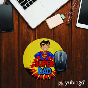 Super Dad Mouse Pad (Round)-Image2
