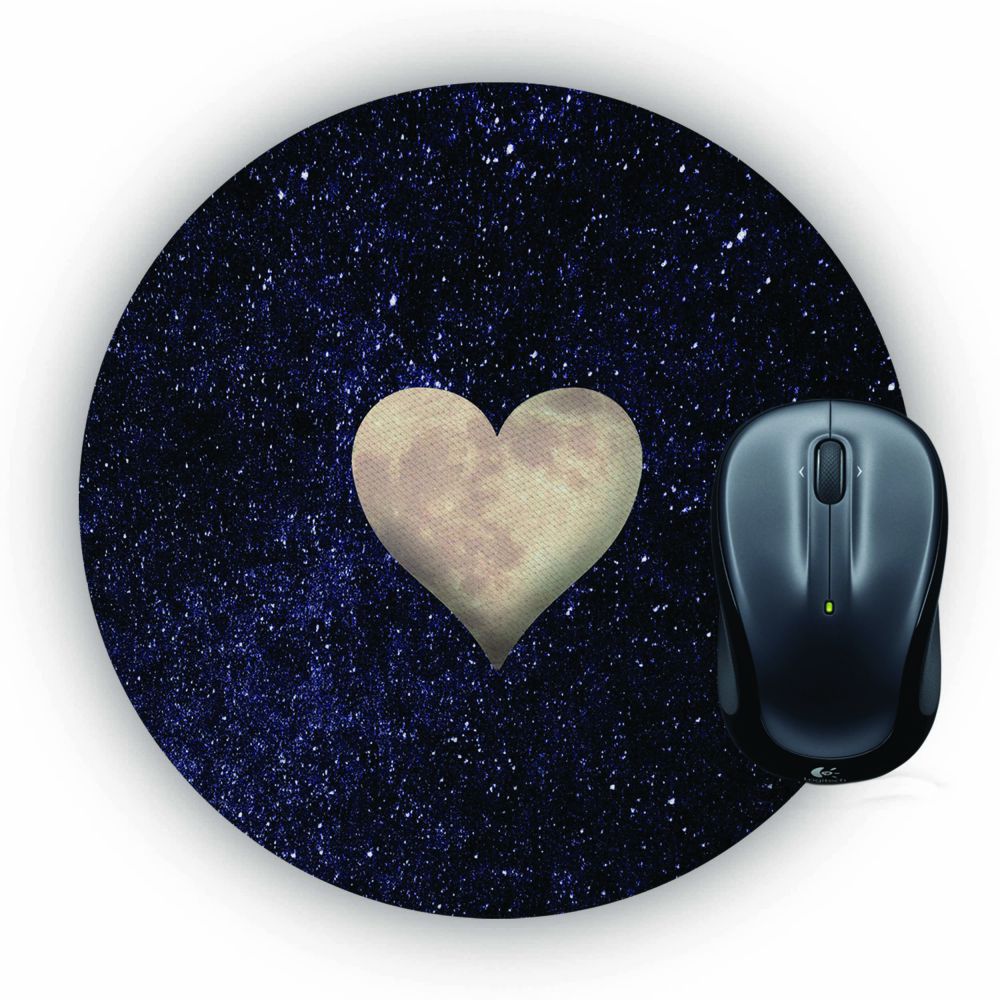 Sweet Heart Mouse Pad (Round)